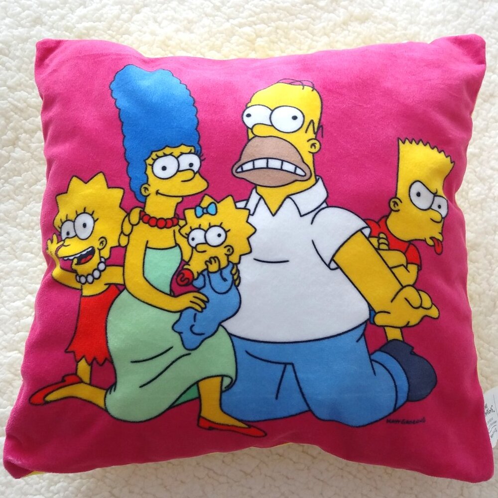 The Simpsons Small Throw Pillow